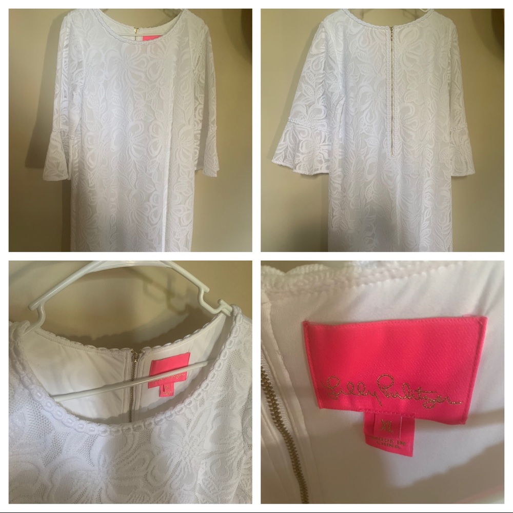 Lilly Pulitzer Ophelia Lace Swing Dress, Size XL